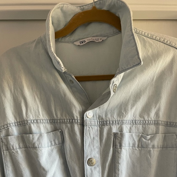 Cute Zara light denim romper - Picture 2 of 3